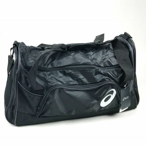 ASICS Edge II Medium Size Duffel Bag - Large Center Compartment Black ZR3435
