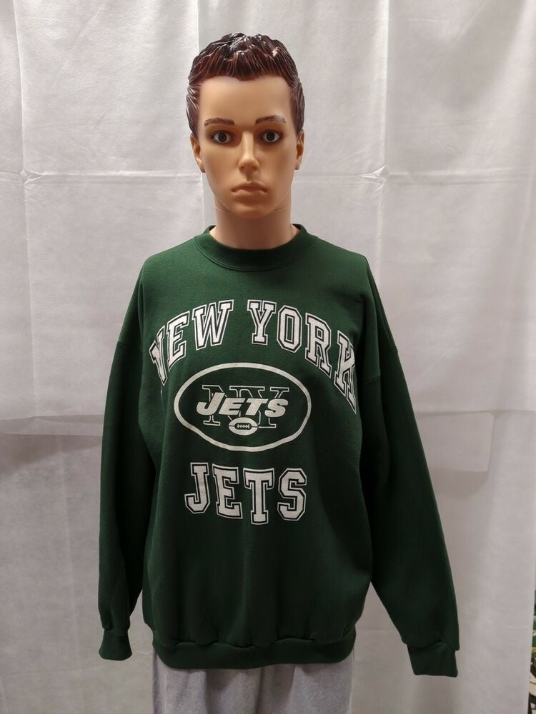 VintageSweetTee New York Jets Football Vintage Graphic Sweatshirt Hoodie (Rare One of A Kind)