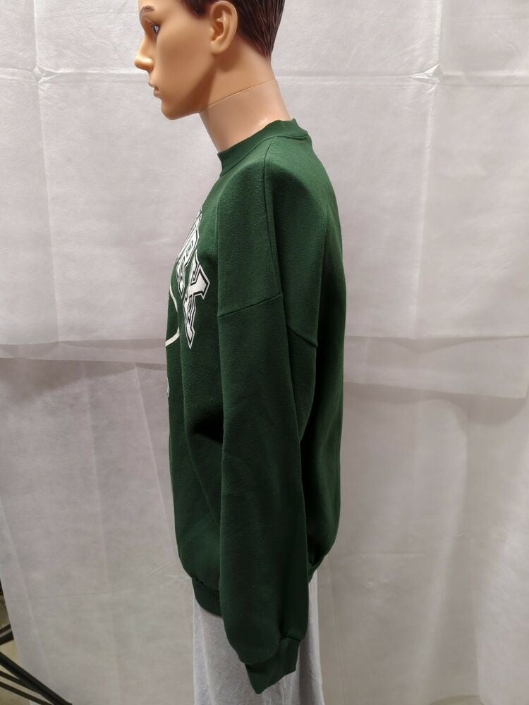 deadmansupplyco Vintage Football - New York Jets (White Jets Wordmark) Crewneck Sweatshirt