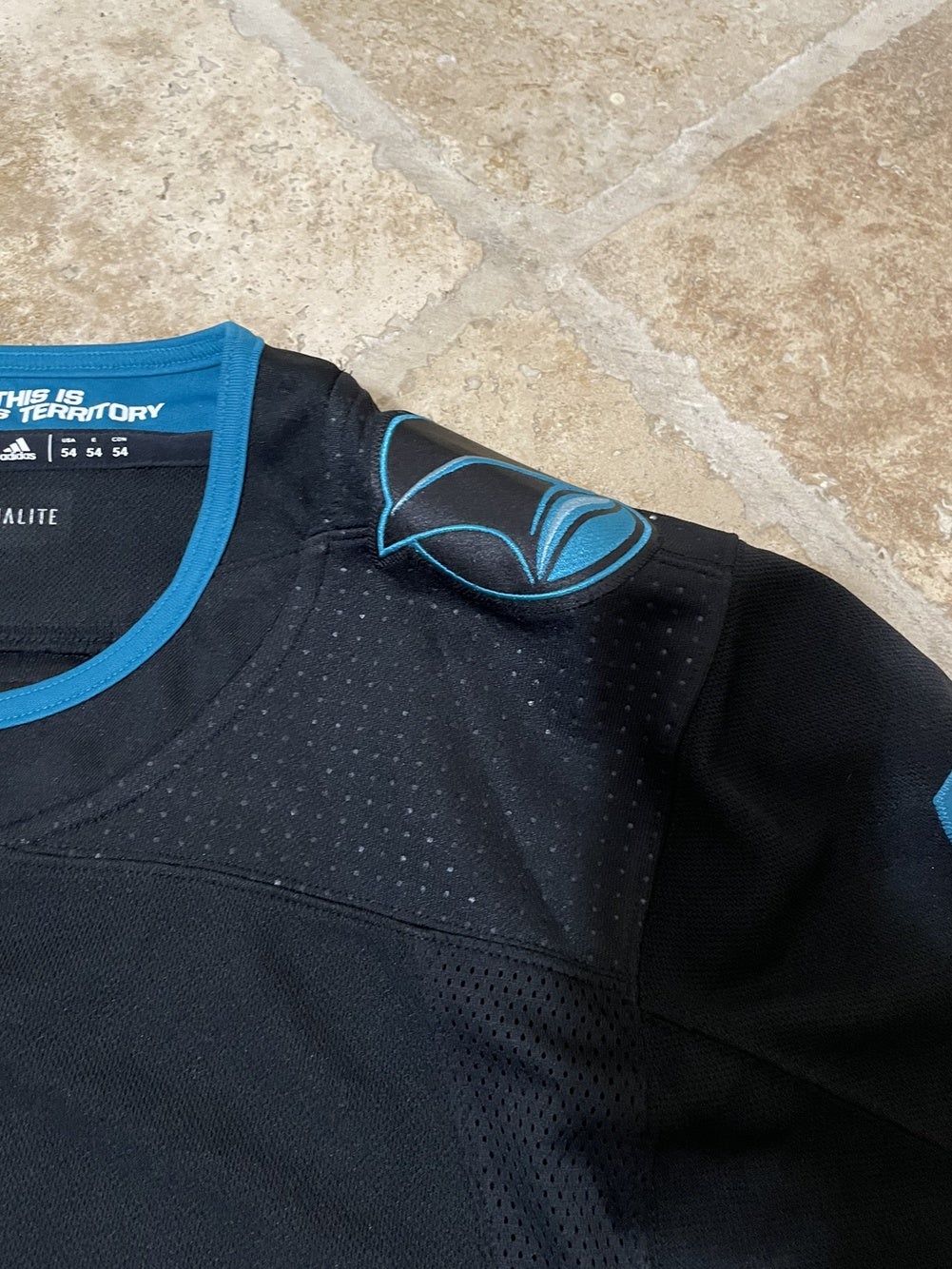 Evander Kane San Jose Sharks Black Adidas Authentic Jersey Size 54 Brand New