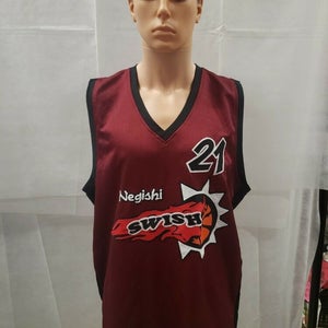 Rare Game Used Negishi Swish Basketball Jersey