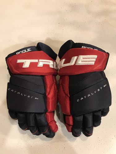 True 14" Pro Stock Catalyst 9X Gloves Navy/Red