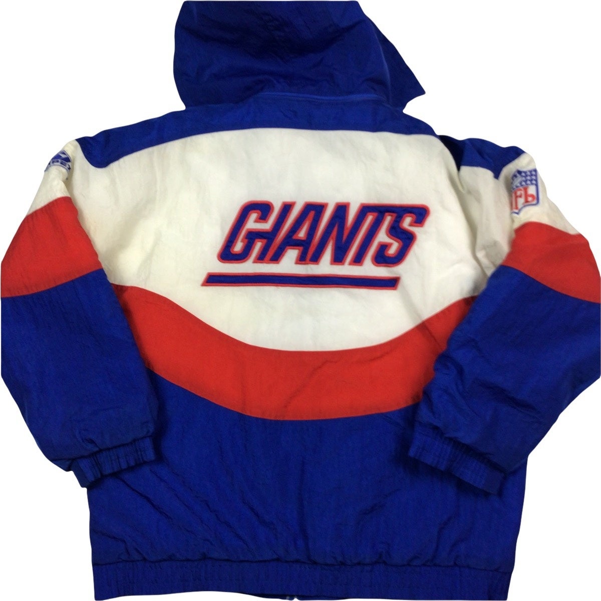 Vintage STARTER New York Giants NFL Jacket 90s Winter Puffer Coat Adult  Size L