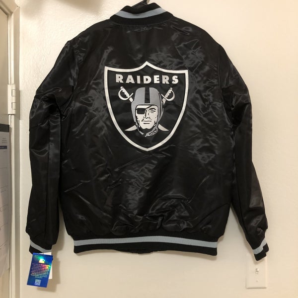 Oakland Raiders Vintage 90s Starter Satin Bomber Jacket Nfl