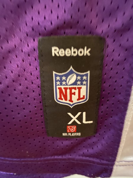 Reebok Minnesota Vikings Peterson Jersey Youth Size XL 18-20 Purple