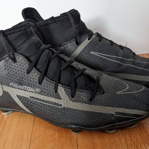 Black Cleats Used Size 8.5 (Women's 10) Nike Phantom GT2 Club