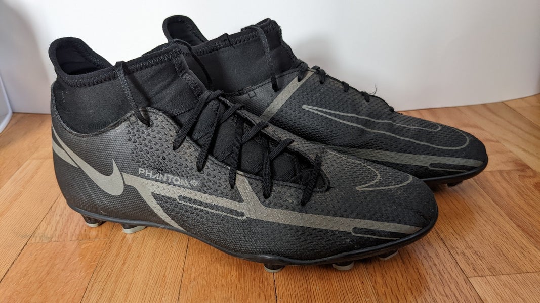 Black Cleats Used Size 8.5 (Women's 10) Nike Phantom GT2 Club
