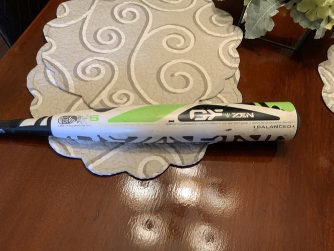 Bat Used USSSA Certified 2017 DeMarini Composite CF Zen (-5) 27 oz 32"