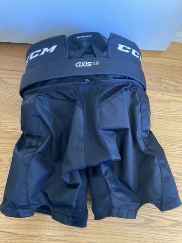 Used Junior Small CCM Axis 1.5 Hockey Goalie Pants