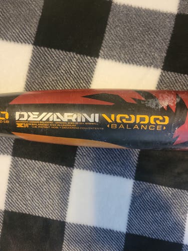 Bat Used USSSA Certified 2018 DeMarini Hybrid Voodoo (-10) 20 oz 30"
