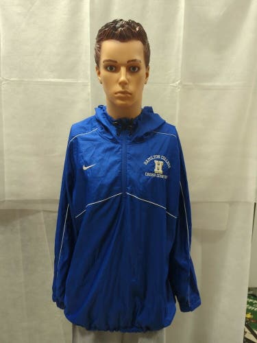 Team Issued Hamilton College Cross Country Nike 1/4 Zip Jacket L NCAA