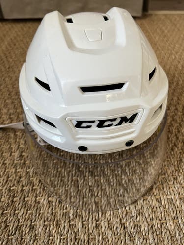 Used Large CCM  Tacks 710 Helmet with visor