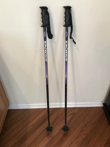 Ski Poles Used 44in (110cm) Rossignol All Mountain made in Italy
