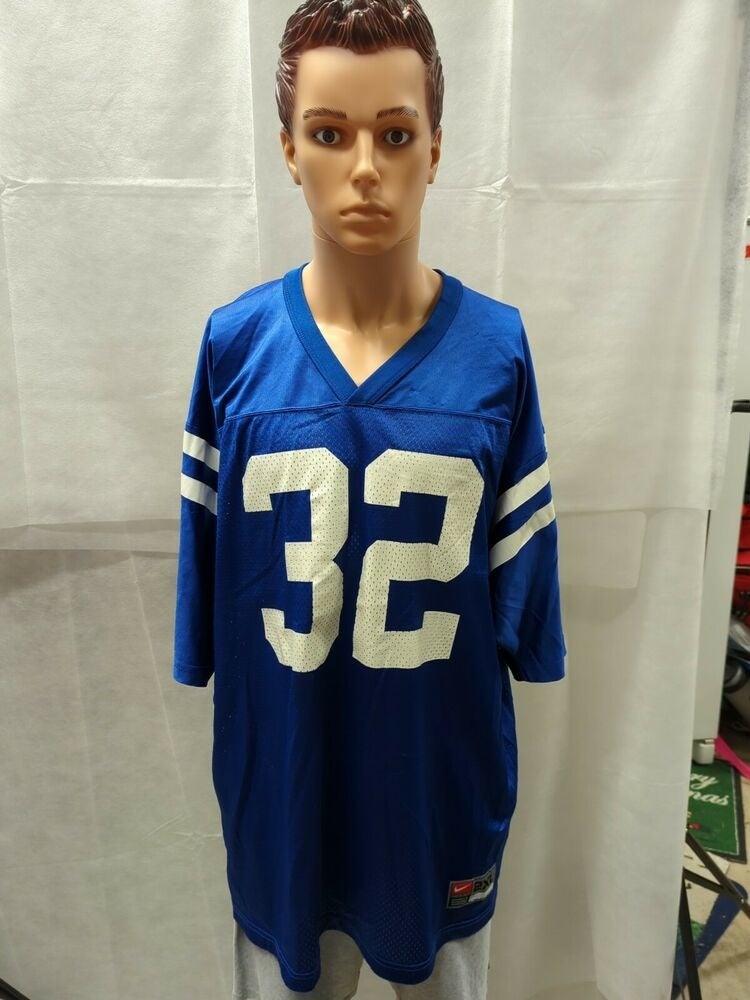 NFL, Shirts, Nfl Indianapolis Colts Jersey Mens Large Blue 32 Edgerrin  James