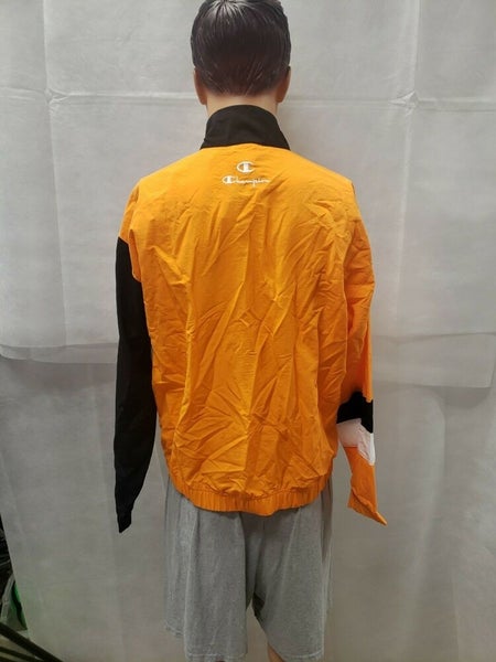 NWT Champion Full Zip Windbreaker M Spicy Orange