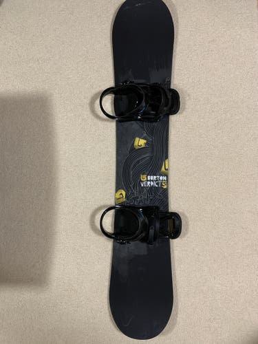 Used Burton Verdict Snowboard With Bindings and Bag
