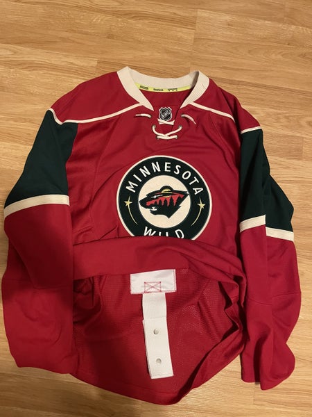 Minnesota Wild Adidas Reverse Retro Authentic Jersey 2.0, S/46 / Green