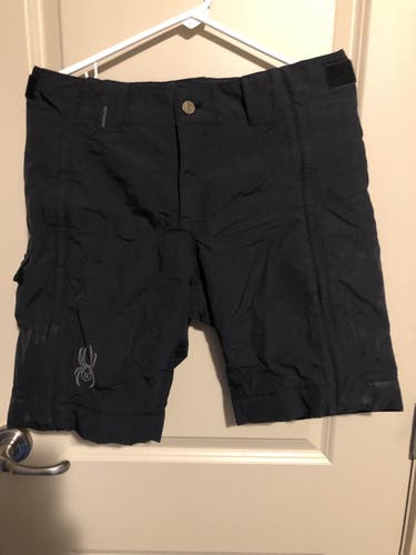 Spyder sz small ski racking zip shorts