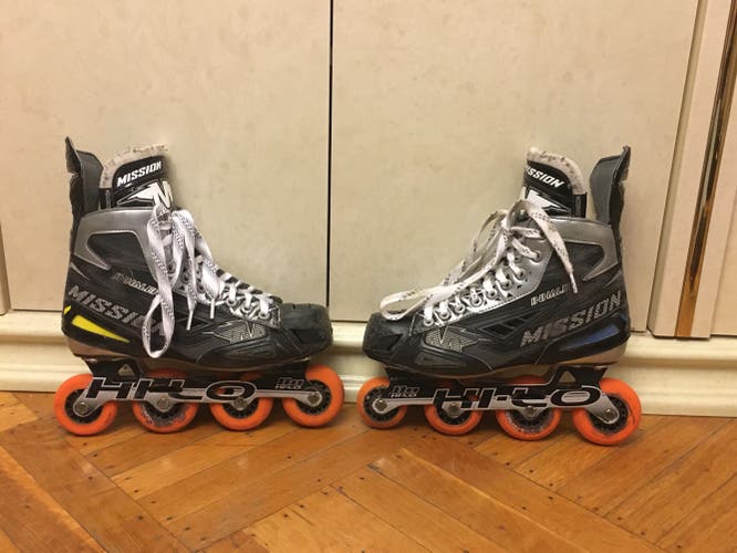 Inline Skates Used Mission Extra Wide Width Size 8.5