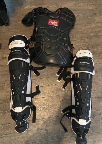 Rawlings pro issue leather catchers gear adult sizing