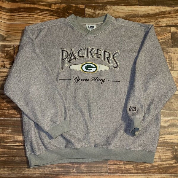 Vintage Green Bay Packers Sweatshirt Men's Sz XXL Lee Sport Brown