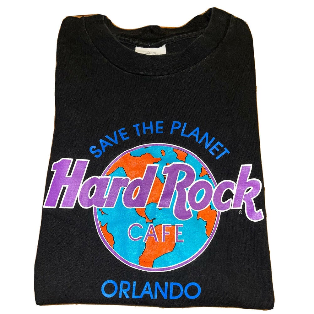 Vintage 90s Hard Rock Cafe Orlando Single Stitch Graphic T-Shirt