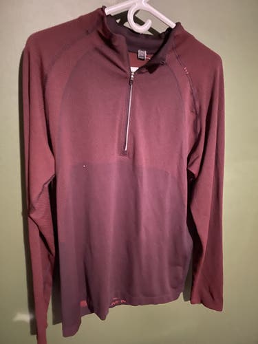 Red Lululemon Metal Vent 2.0 1/4 Zip