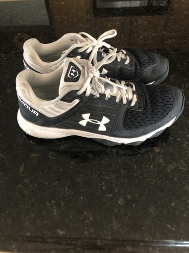 Black Men's Size 8.0 (Women's 9.0) Under Armour Shoes