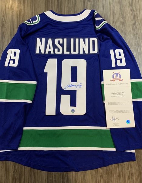 Markus Naslund Signed Vancouver Canucks Home Jersey with COA