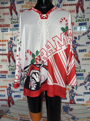 Colorado Rampage RMJHL Christmas “Ugly” Sweater Jersey #28 XL by Tour