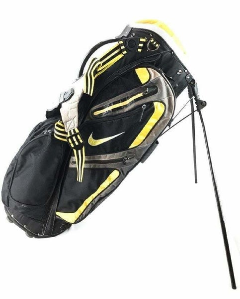 mengsel Smash landheer Nike SQ Sasquatch Black/Yellow Size 14-Way Hybrid/Stand Golf Bag |  SidelineSwap