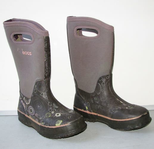 BOGS Classic High Circles Boys Girls Waterproof Winter Rain Snow Boots ~ Size 12