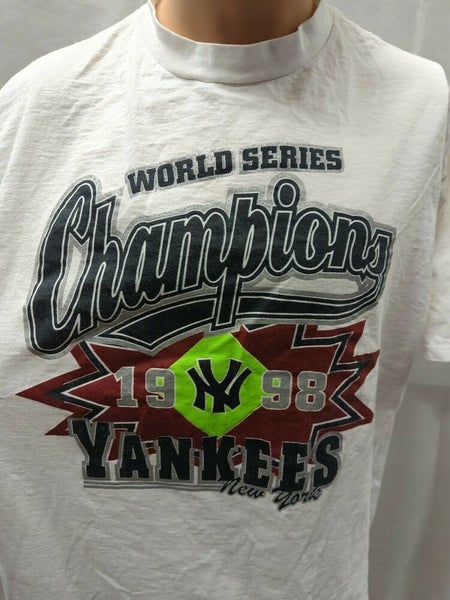Vintage New York Yankees 1998 World Series Champions Shirt Oneita XL MLB