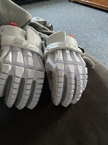 Lacrosse Gloves Used Player's STX Surgeon RZR 12"
