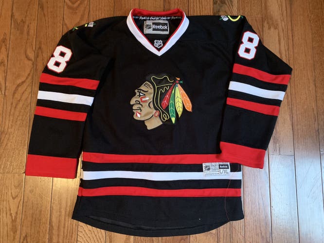 Patrick Kane Black Blackhawks Jersey