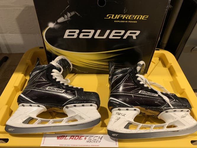 Hockey Skates Senior Used Bauer Supreme 1S Regular Width Size 8