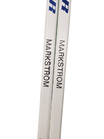 2-Pack Warrior Custom Pro Stock Goal Sticks Markstrom Canucks 26" Mid-Heel Curve