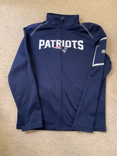 New England Patriots Full Zip Jacket - MEDIUM