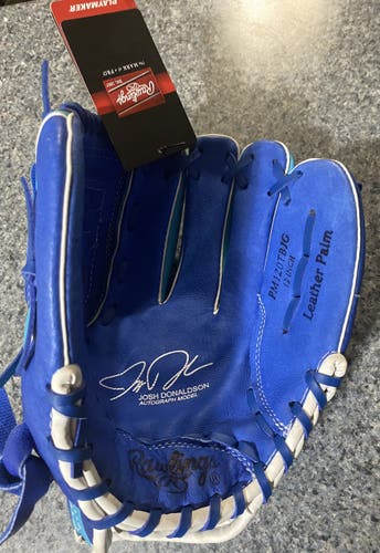 Rawlings Playmaker Series Blue & Baby Blue 12" Josh Donaldson Autograph Series Baseball Glove