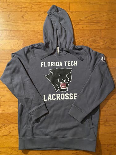 Florida Tech Lax Bundle - Men's Large Adidas Hoodie & Men's XL Badger embroidered collared shirt