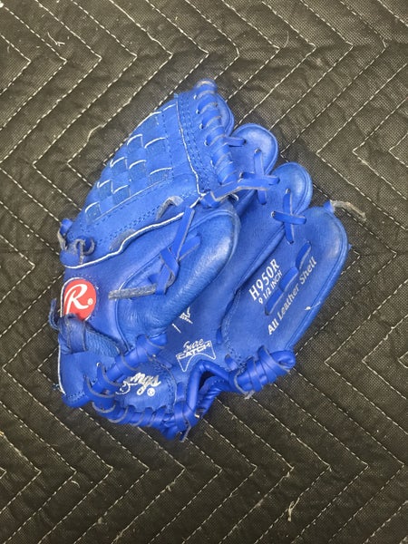 Rawlings Blue Infield 9.5" Leather Highlight Series Baseball Glove