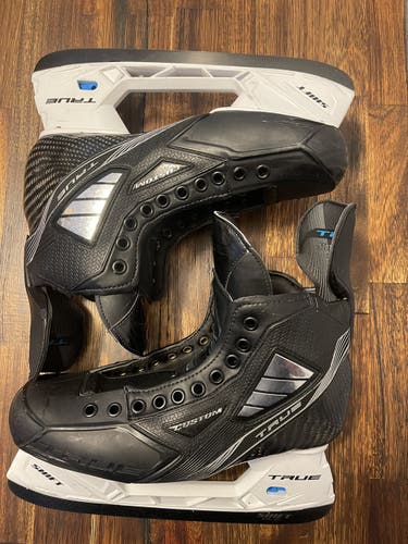 Used True Pro Custom Senior Hockey Skates Size 10EE+