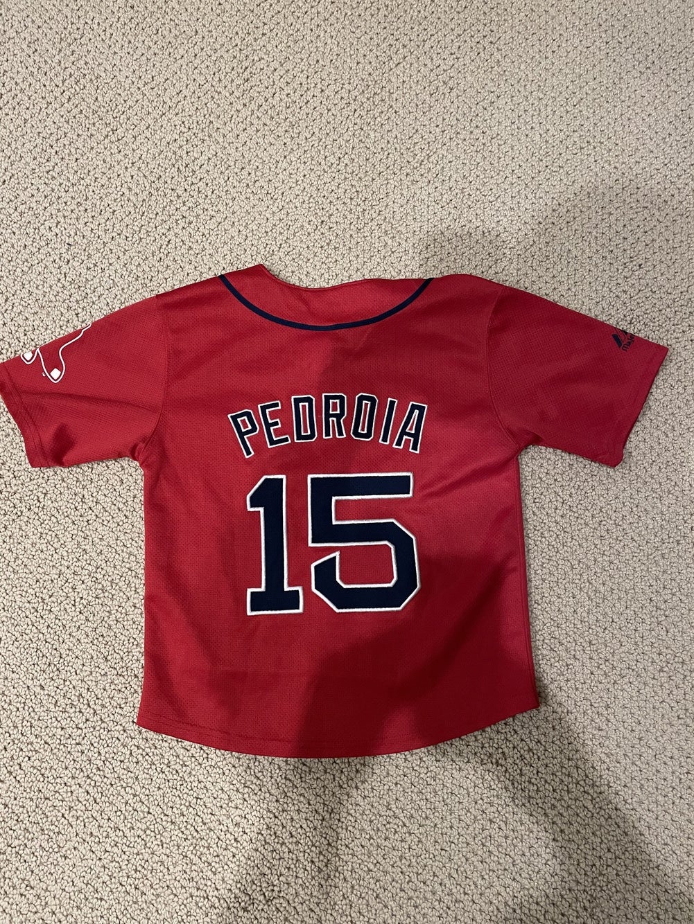 Dustin Pedroia Jersey - Boston Red Sox Adult Home Jersey