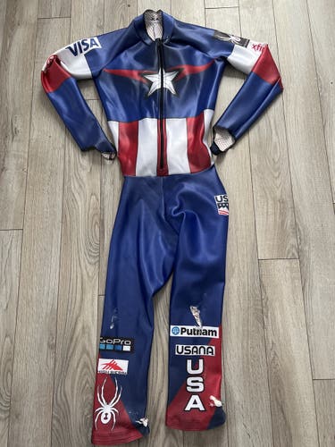 Spider gs race suit speed XL usst us ski team official