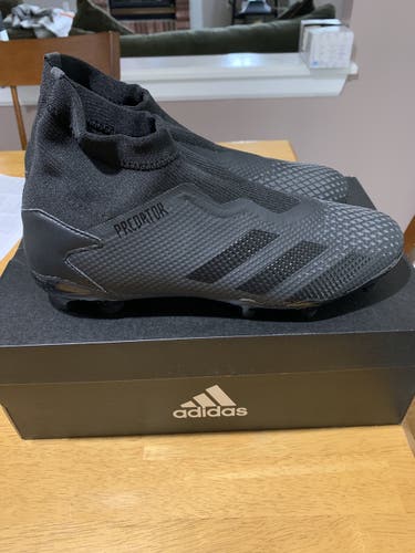 Black Men's Molded Cleats Adidas Predator 20.3 Cleats