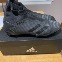 Black Men's Molded Cleats Adidas Predator 20.3 Cleats