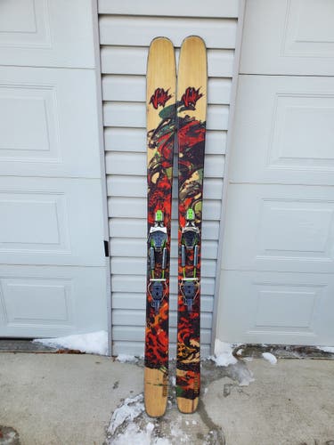 Used 181 Voile Charger BC Skis With BD01 Telemark Bindings