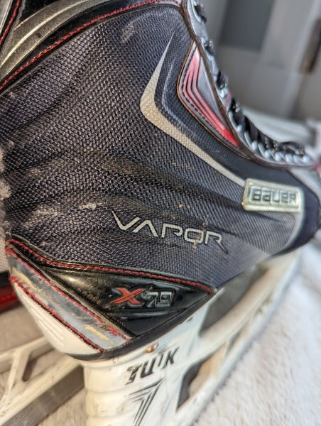 Hockey Skates Senior Used Bauer Vapor X70 Regular Width Size 7.5