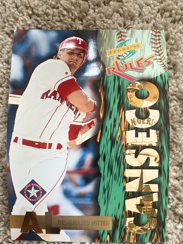 Score 1995 limited edition Jose canseco poster