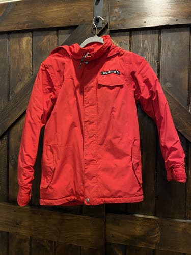 Red Used Large Burton Jacket